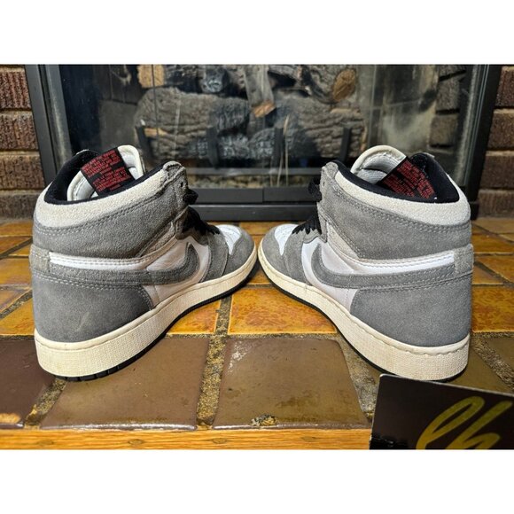 Youth 6y Air Jordan 1 Retro Washed Black Athletic Basketball Sneakers FD1437-051 - Picture 7 of 9